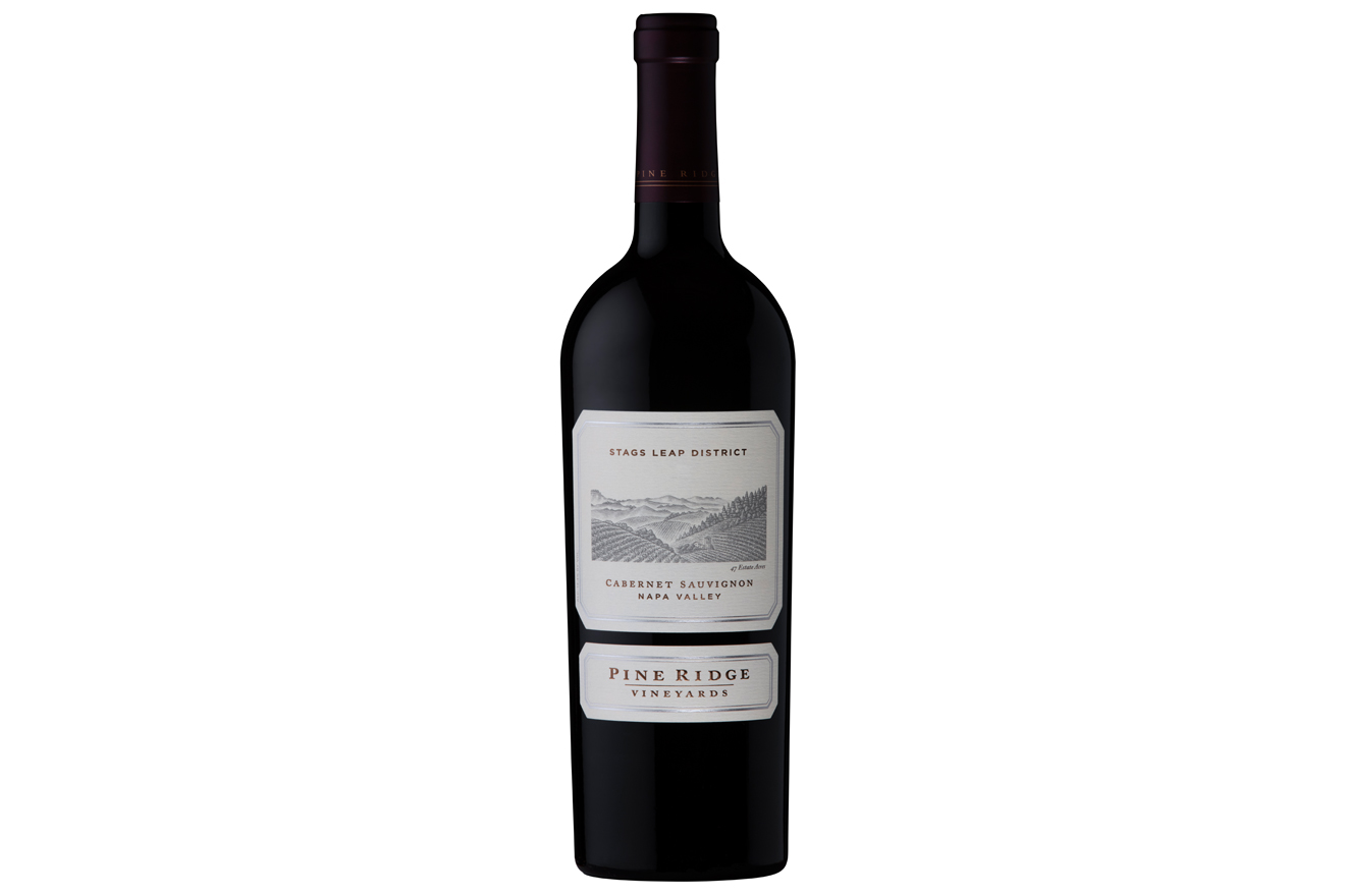 bottle of Pine Ridge Vineyards Cabernet Sauvignon