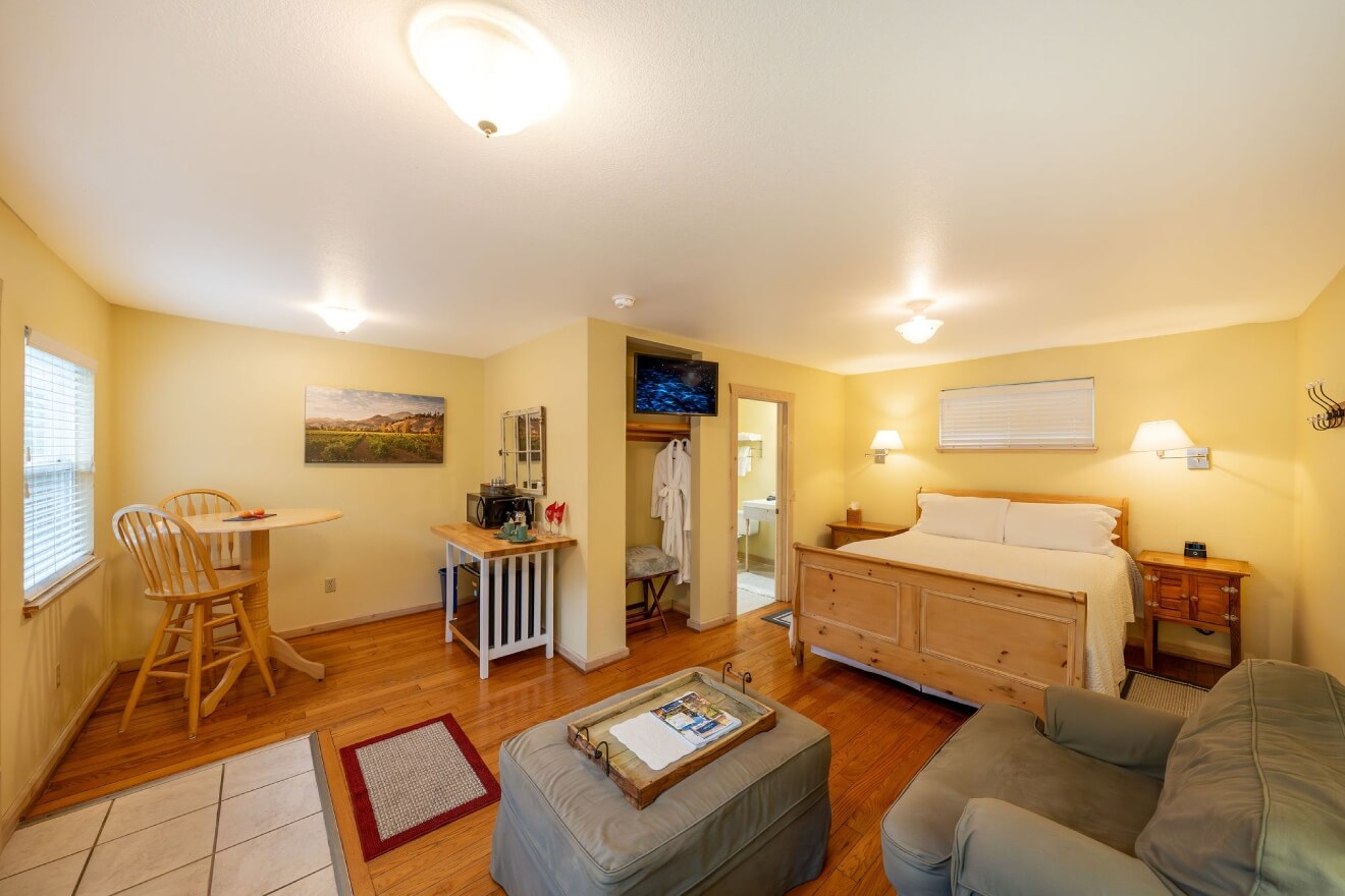 living room at cottage