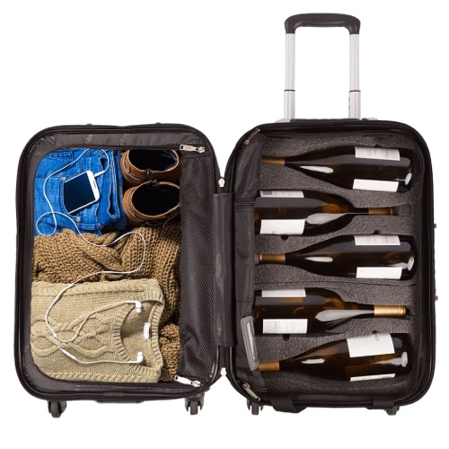 Piccolo 5-Bottle Suitcase, VinGarde Valise