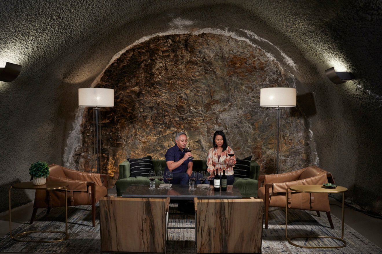 Pine Ridge Cave Tasting Experience