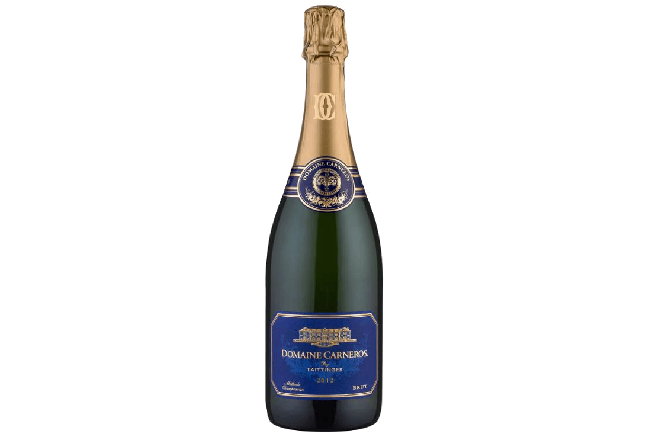 bottle of Domaine Carneros sparkling wine